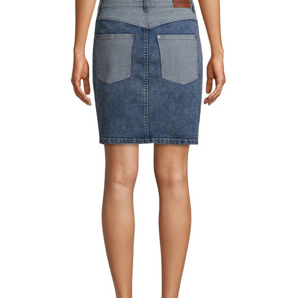 Jordache Vintage Sloane Yoke Front Skirt - Picture 4 of 9